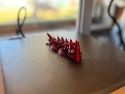Articulated Fidget Dragon! With or without AMS!