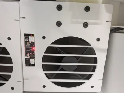Clamp-on 120mm Hot Air Extractor for Desk Edge
