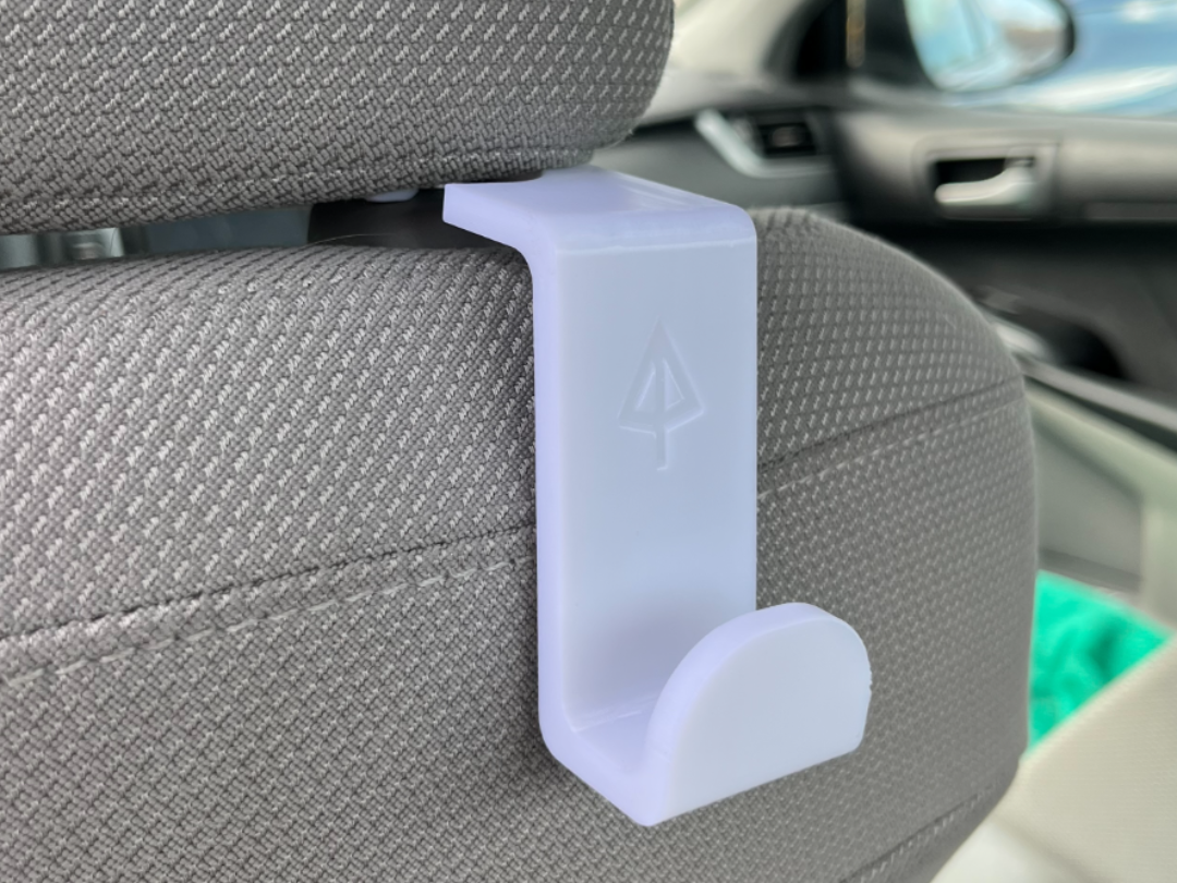 Car Headrest hook for recurve bow