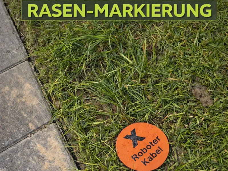Rasenroboter Kabel Markierungen/ Lawn Robot Cable