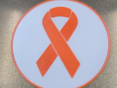 Multiple Sclerosis Awareness Coaster