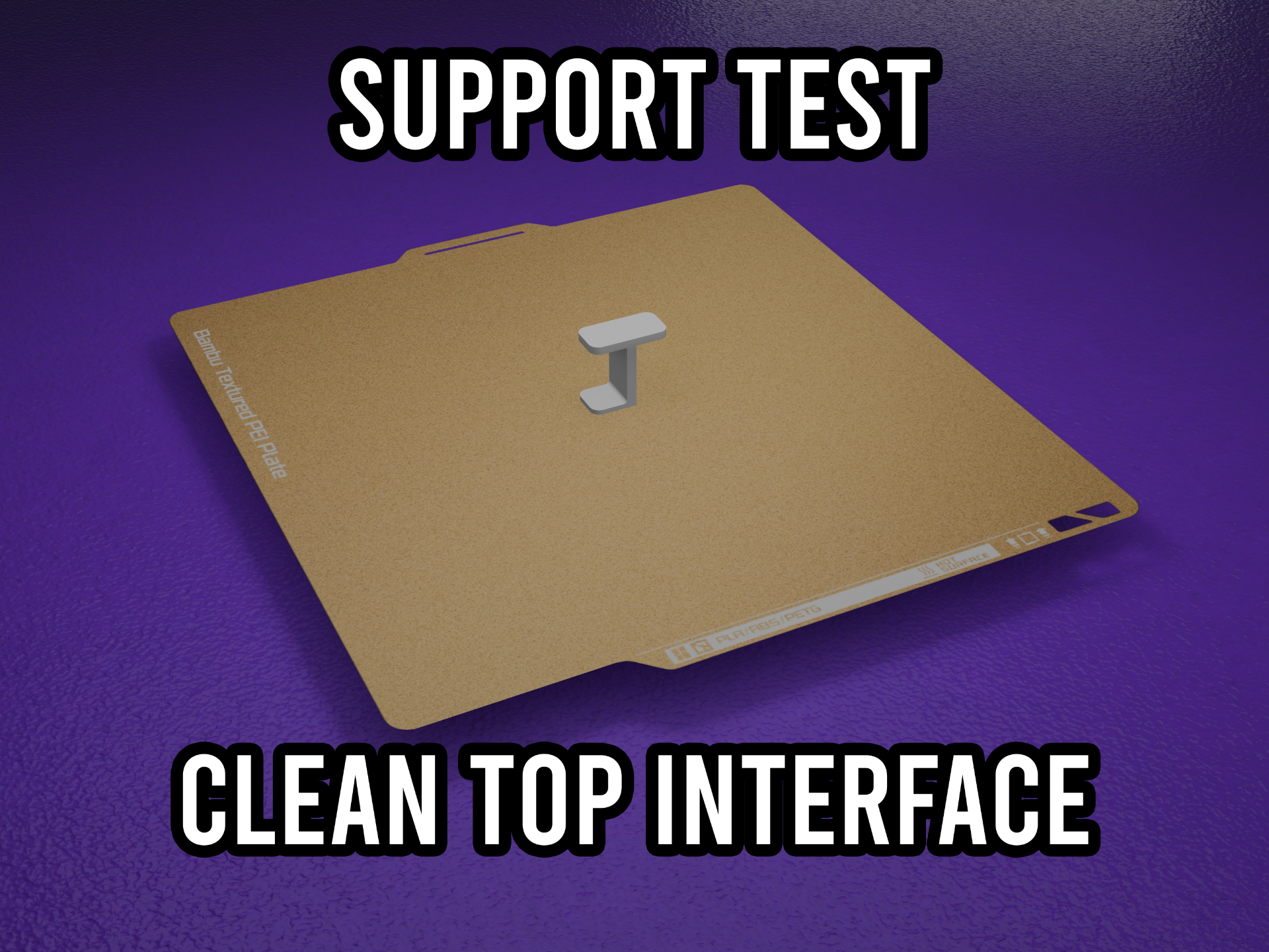 Support Test – Clean Top Interface