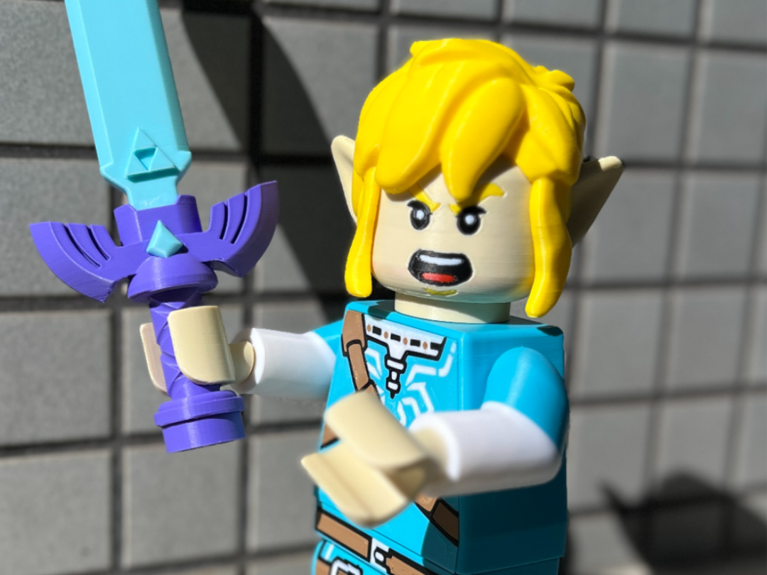 BIG BRICK ZELDA BotW LINK FAN ART