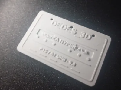 DEDES , MARKA  filament Hyper PLA Profile Test