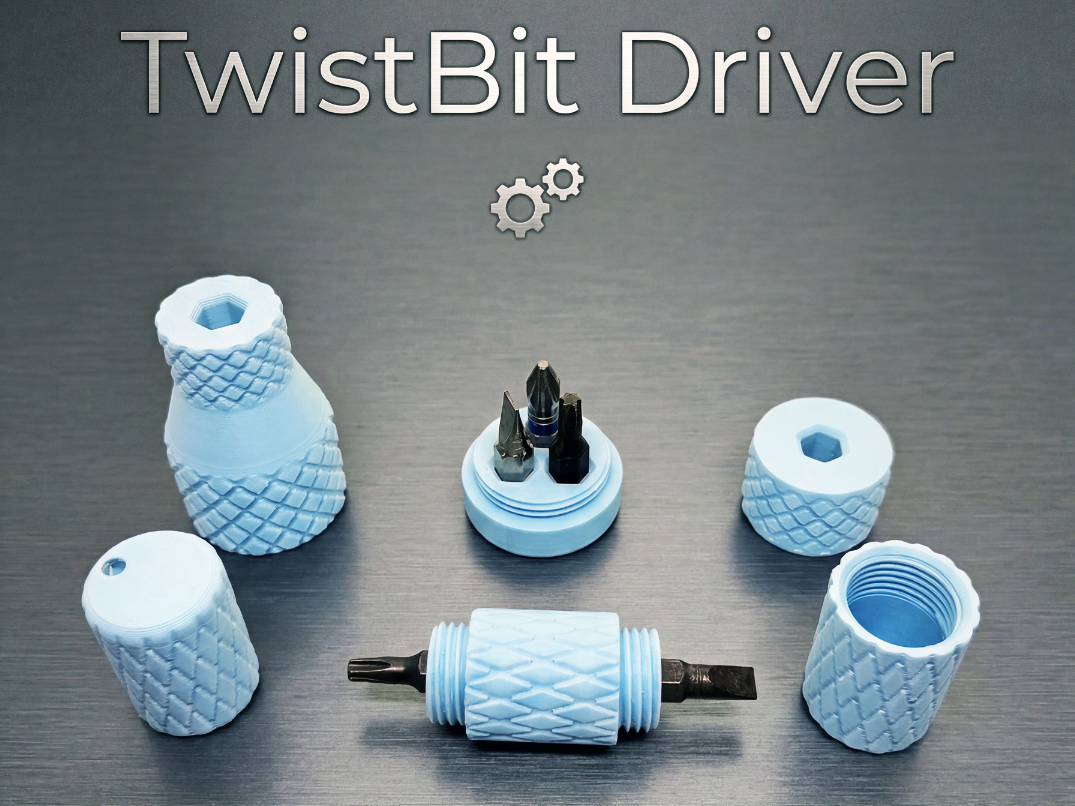 TwistBit Driver – Compact Bit Holder and Handle