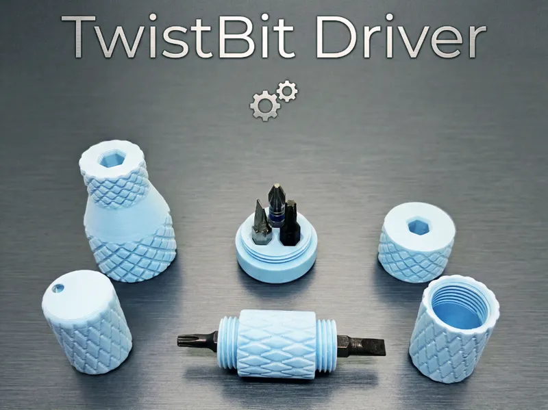 TwistBit Driver – Compact Bit Holder and Handle