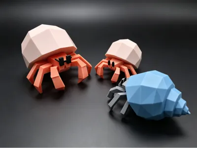 Geometric Hermit Crab