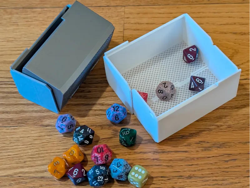 Portable Personal Dice Tray and Component Storage