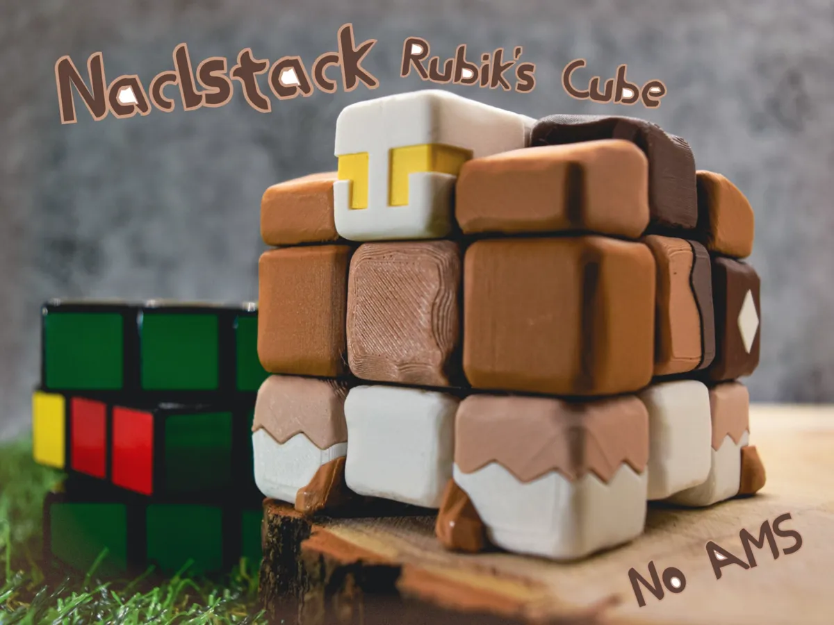 Naclstack Rubik's Cube - Free 3D Print Model - MakerWorld