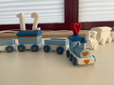 Customizable Birthday Train
