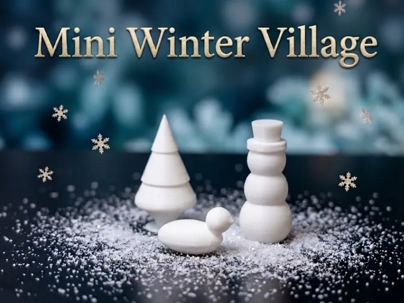 Mini Winter Village