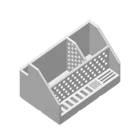 Organiseur de bureau robuste avec rangement USB — photo 2