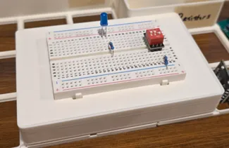 Gridfinity Breadboard 400 Plate (2x3)