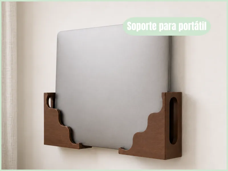 Soporte de pared para portátil