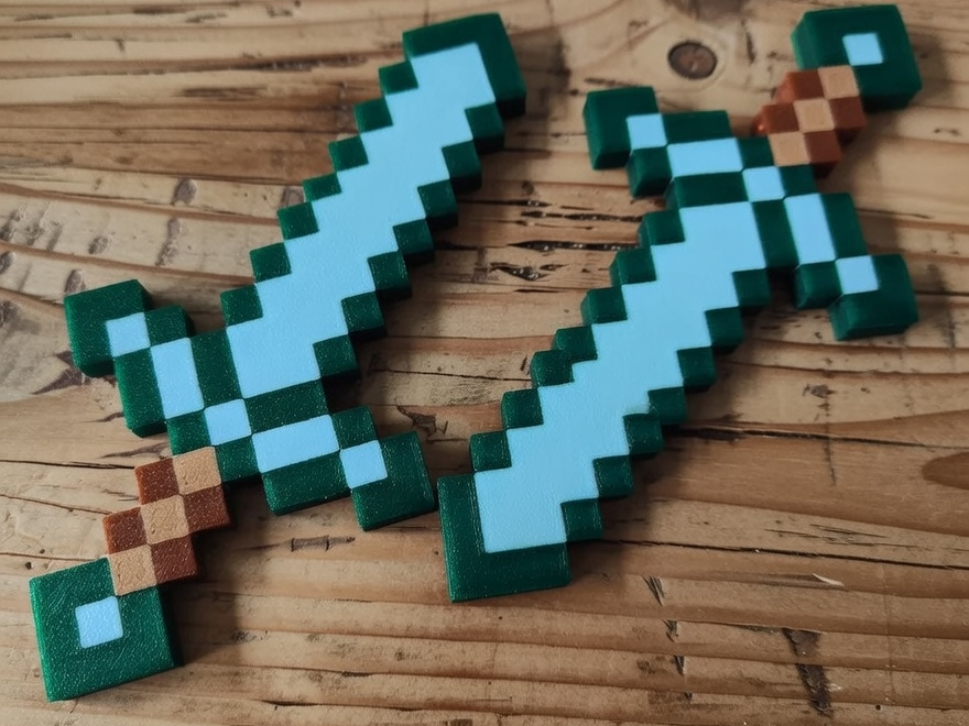 Espada de videojuego minecraft