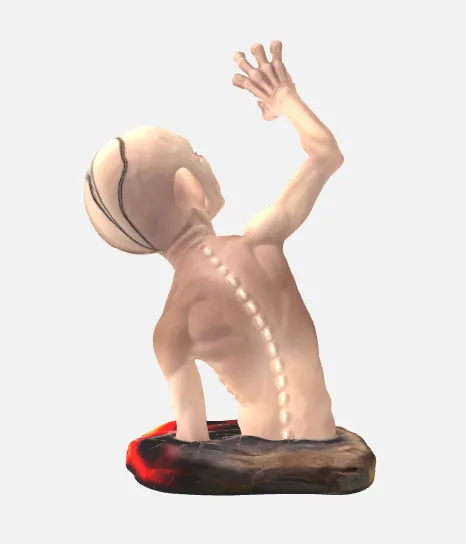 Lord of the Rings Gollum - Free 3D Print Model - MakerWorld