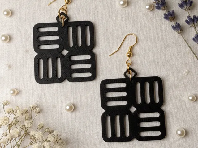 The Fancy Frame Earrings