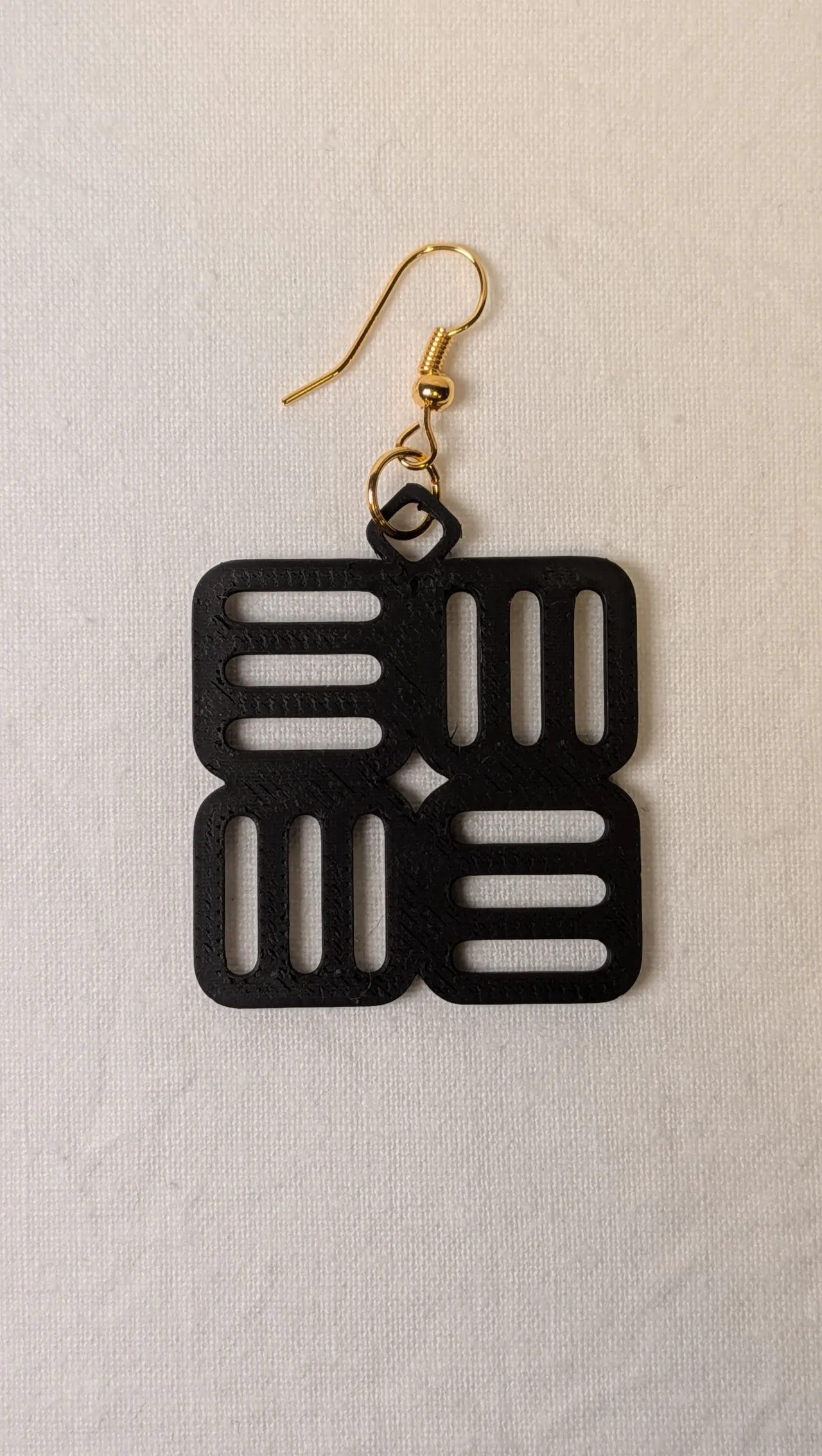 The Fancy Frame Earrings view 3