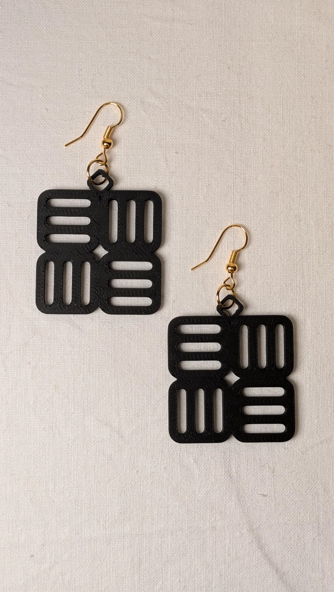 The Fancy Frame Earrings view 2