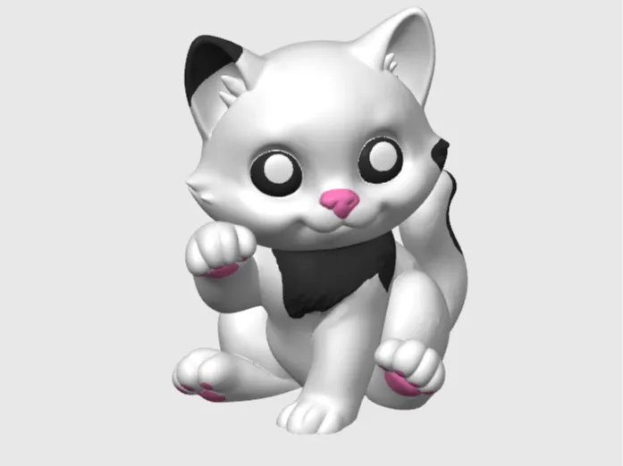 Sweet kitty keychain