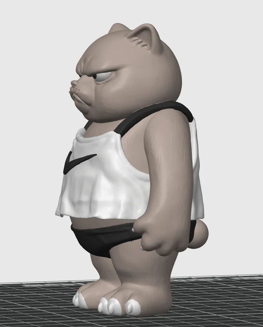 Grumpy Cat Multicolor Desk Motivator - Free 3D Print Model - MakerWorld