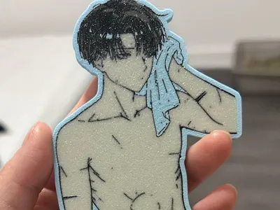 Levi Ackerman Attack on Titan Swimsuits Keychain