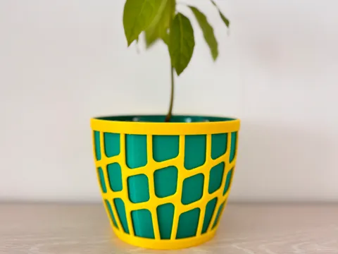Fancy plant pot