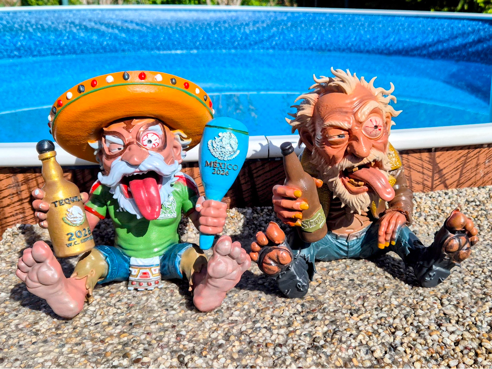Two fans - Alcoholics! Decoration, or cake topper