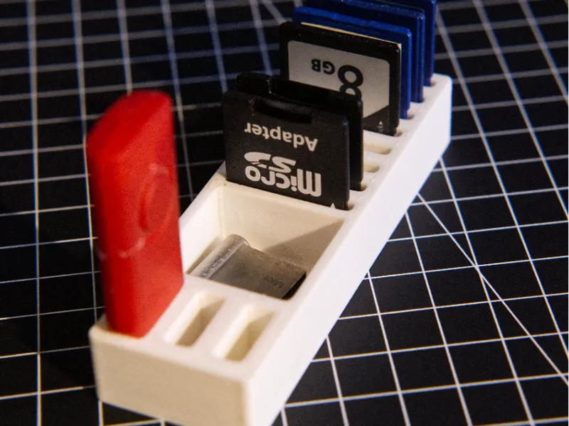 SD-Card and USB-Stick Holder Box by catchworks