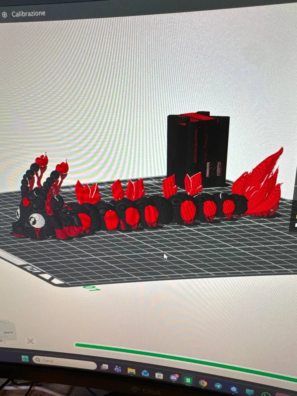 Flexi Articulated Fire Dragon - Free 3D Print Model - MakerWorld