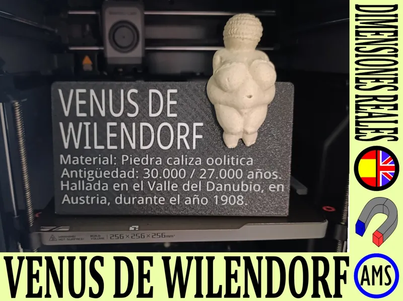 VENUS DE WILENDORF CON SOPORTE (MAGNETIC)