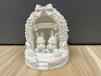 Diorama lapin de Pâques — photo 1