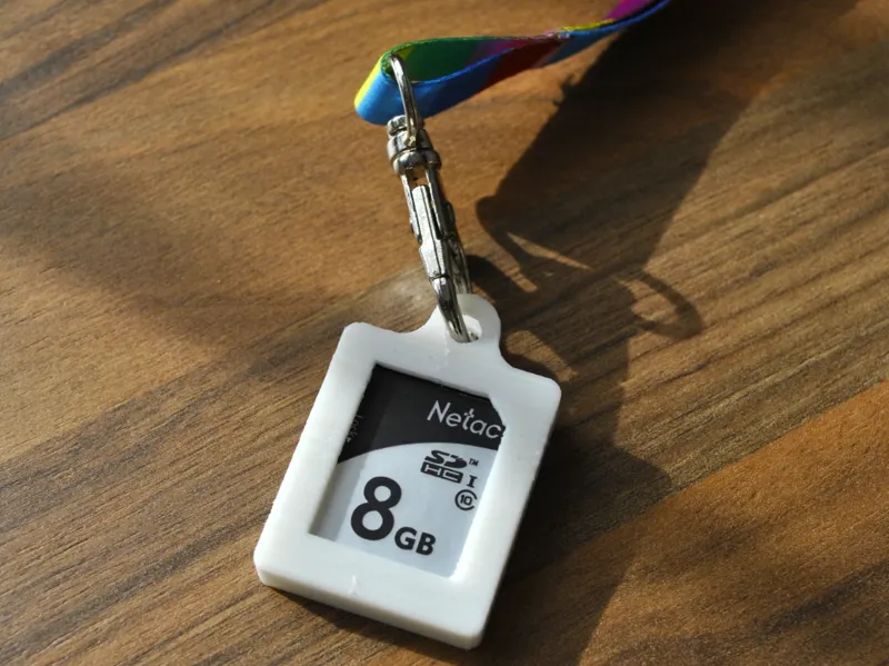 SD card kaychain