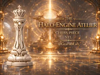 The Halo-Engine Atelier "King" - chess piece