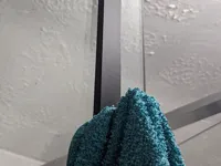 Crochet de douche 20 cm pour paroi en verre 8 mm — photo 2