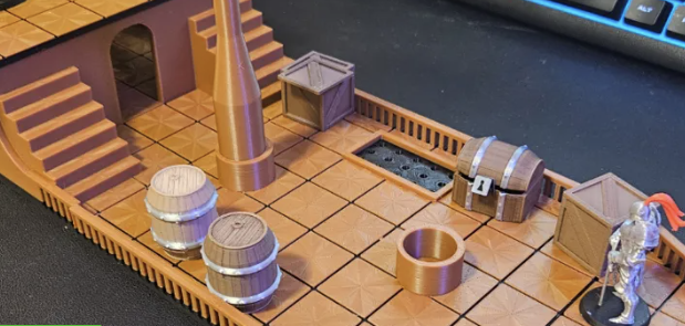 Miniatura 8 do modelo 3D Basic Ship terrain for D&D