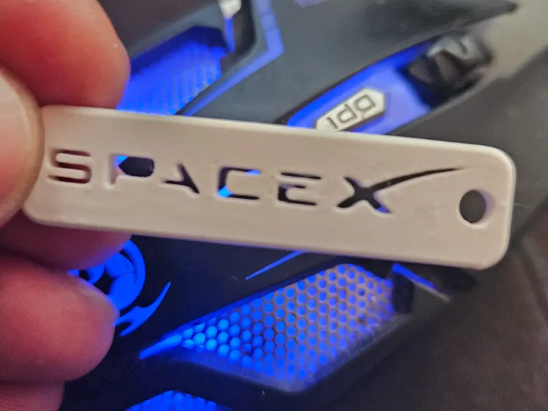 Spacex keychain