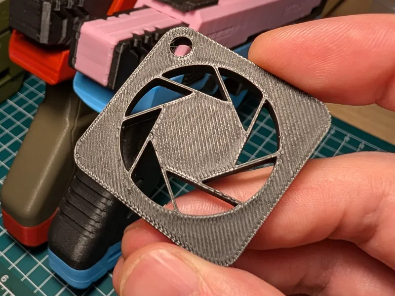 Aperture Science Portal Keychain