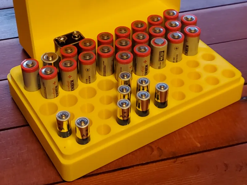 AA 9V AAA Battery Box with Lid - NO AMS NEEDED