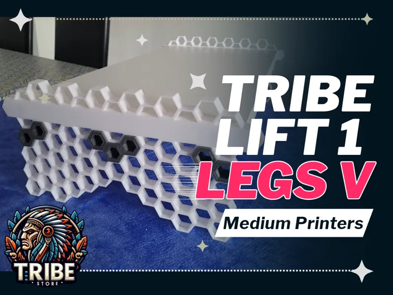 Monitor Stand - Tribe Lift 1 - Legs - Ikea Shelf