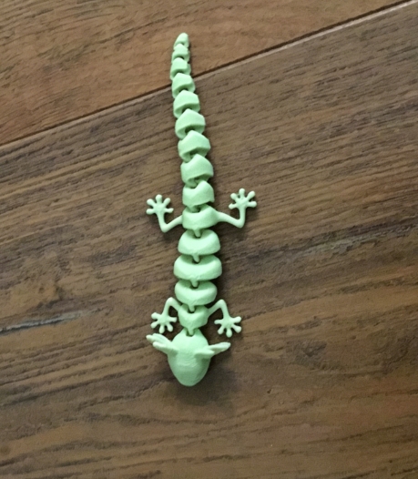 Miniatura 6 do modelo 3D Articulated Axolotl (Multicolor)