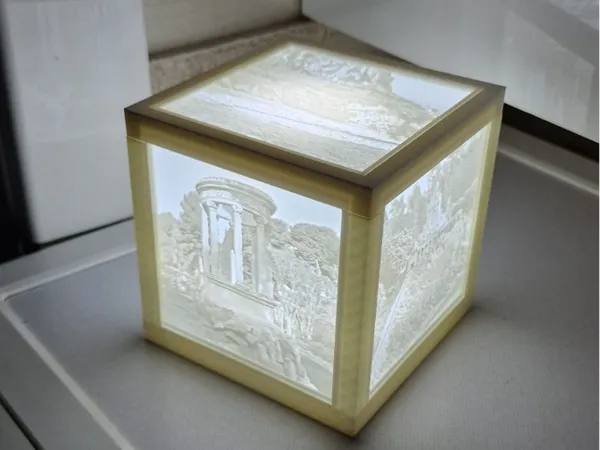 Lampe lithophanie