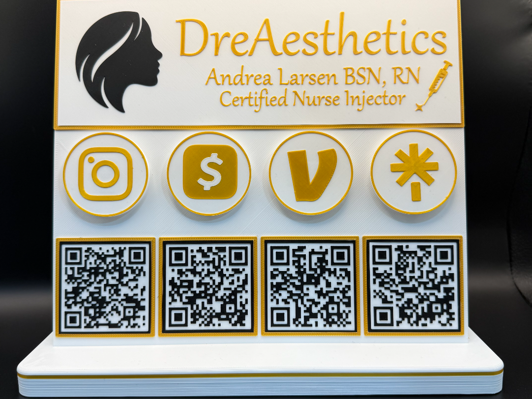 Customizable QR Code Sign