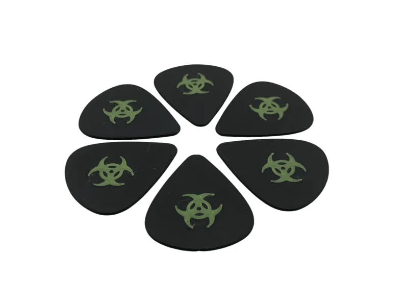 Guitar Pick with Biohazard