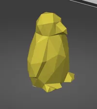 Manchot low poly — photo 1