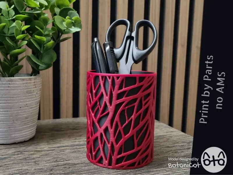 Desk Organizer: Organic geometry (no AMS)