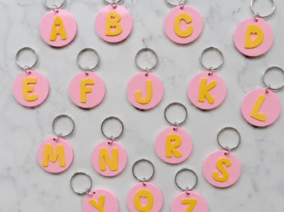 Sweetheart Initial Keychains (Commercial!)