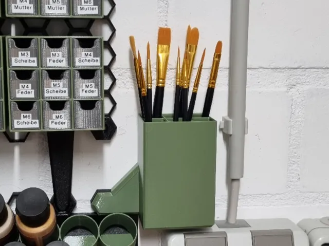 Halter für Pinsel an der Honeycomb Wand (HSW)