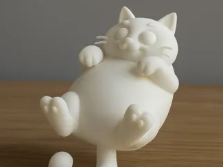 Fat chubby cat (New render)