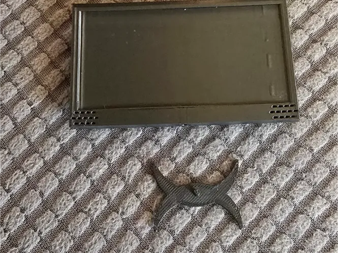 Dolls house TV and Stand